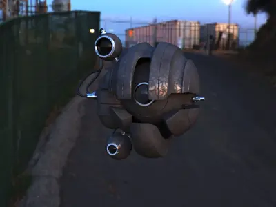 Star Wars Darth Maul Probe Droid 3D model