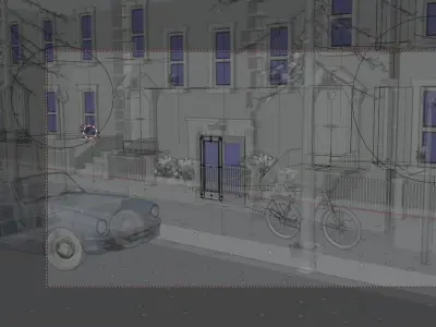 old street 3D model purchase