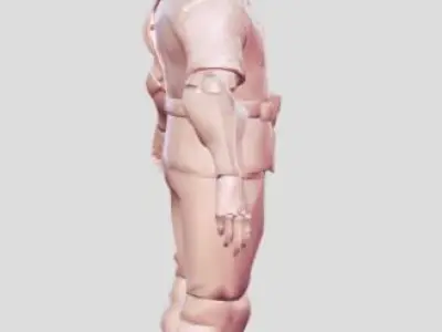 man soldier old 3D print model