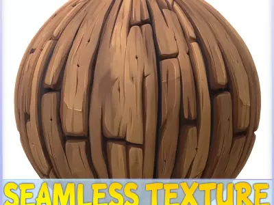 Stylized Wood Seamless Texture Texture 16