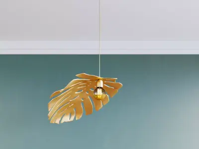 CEILING LIGHT - PHILO MONSTERA 3D model