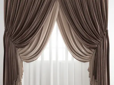 curtain 454 3D model