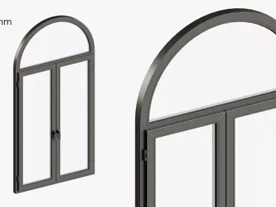 Arched window 3D model