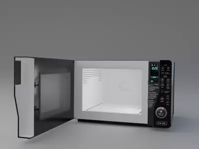 Microwave Brastemp Maxi 23L Maxi Flat with Grill 3D model
