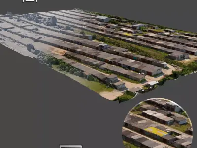 Aerial scan 2 3D model