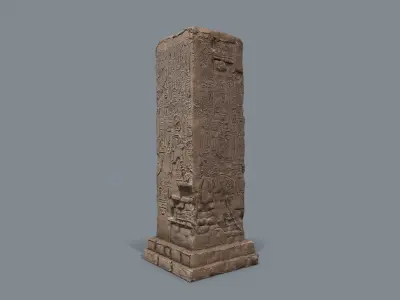 old ruin Low-poly 3D model