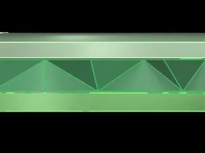 Facet pendant 3D print model