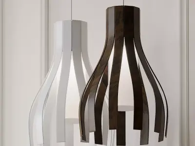 RIPADO CURVED PENDANT By Lightology Collection 3D model