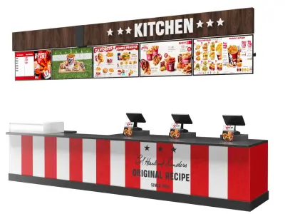 KFC Element Low-poly 3D model