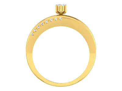 Women Ring  Render 3dm STL OBJ FBX Details 3D print model 272