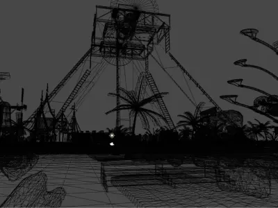 Attraction plate 3D model