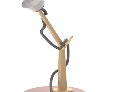 the snake lamp Free 3D model