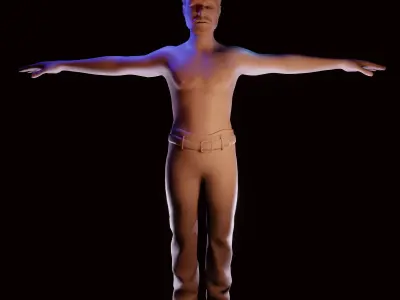 Dr Monty Zombie Killing Machine Free low-poly 3D model