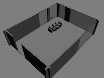 office workstation ws855 a07 3D model