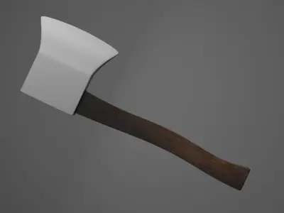 Ax Weapon Low-poly 3D model