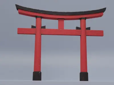 Japanese Torii 3D model