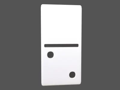 Dominoes V6 Pack 01 Low-poly 3D model