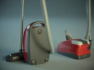 Vacuum Cleaner PBR Low-poly 3D model