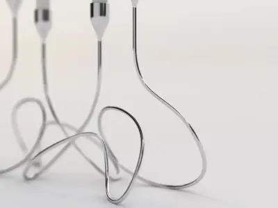 Loop Candelabra by Black And Blum 3D model