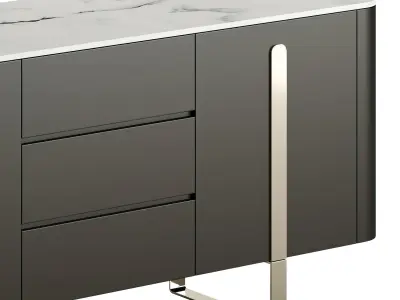Capital Collection Eden  Chest of Drawers 3D model
