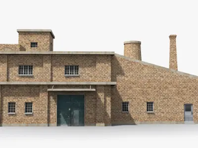 Factory xx20 Low-poly 3D model