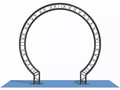 Modular Circular Ring Arch System  3D model