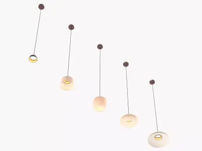 Devorm Round Pendant Lamps 3D model
