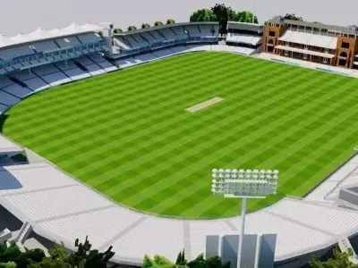 Lords Cricket Ground - London Low-poly 3D model