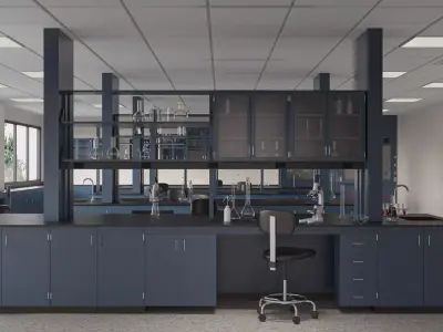 Laboratory 3D model 3D model