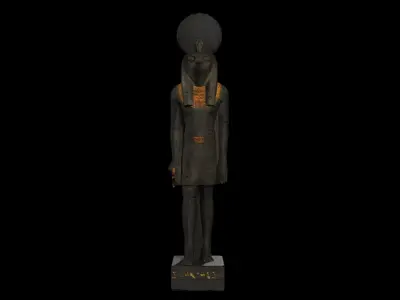 Statue of Ra Low-poly 3D model