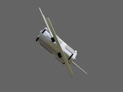 Satellite - Satelite Espacial Low-poly 3D model