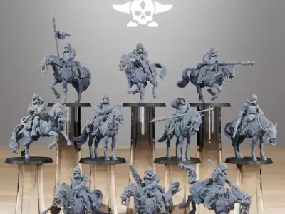 GrimGuard Cavalry 3D print model