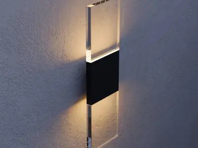 Simple Wall Light Free 3D model
