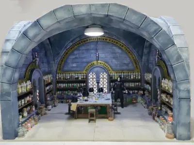 SEVERUS SNAPES LABORATORY 3D print model