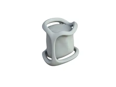 SciFi Shape Object Low Poly 123 Low-poly 3D model