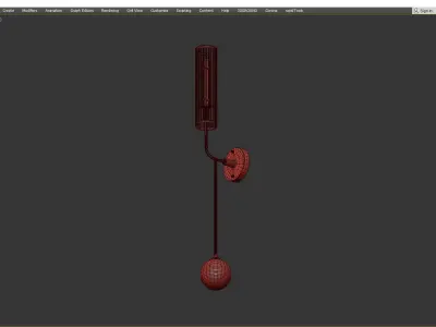 SWAY WALL Low-poly 3D model