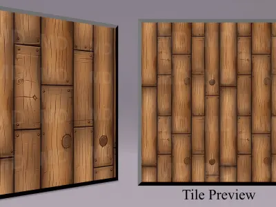 Cartoon Wood Textures Pack 27 - 10x PNG  Texture