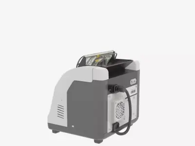 Professional 3D of Advanced Money Counting Machine Digital 3D model