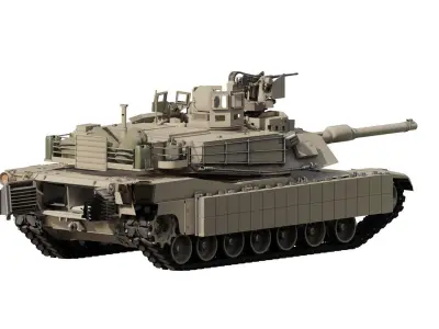 M1A2 main battle tank 3D model