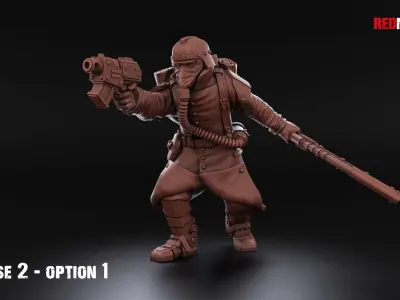 Death Division - Kill Squad - Imperial Force 3D print model