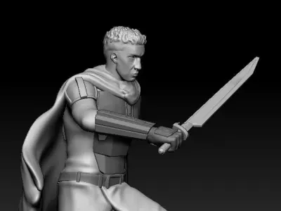 Tarre Vizsla The Mandalorian Jedi  3D print model