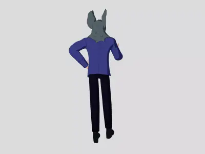 Sonar Dispatch Fan Model Low-poly 3D model