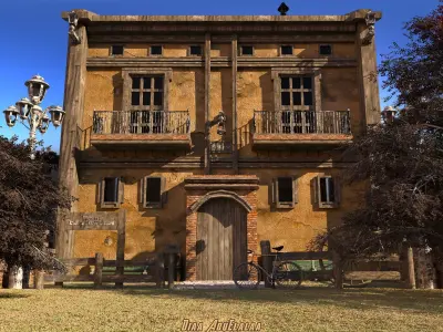 Ambiguity of a Man at Home Lonely 3D model