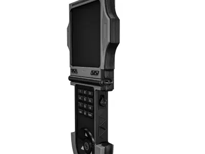 Sci-fi GPS Navigator 2 Low-poly 3D model