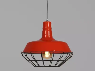 Hanging Lamp LOFT HOUSE P-63-2 3D model