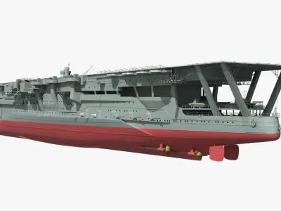  Japanese Aircraft Carrier Kaga 