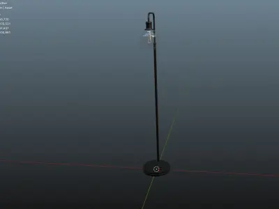 LIGHT FLOOR LAMP 3D model