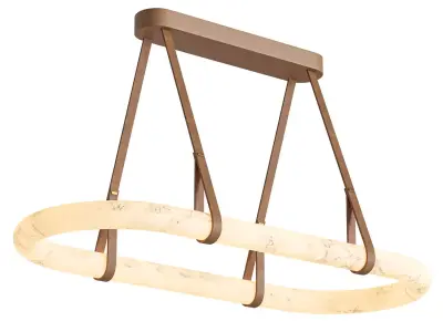 Odda Hanging Light by HOLLY HUNT 3D model