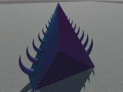 Triangle Portal Struct 3D model