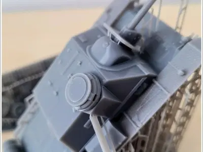 SU-76i 76mm SPG commander version - Soviet army WW2 Second World 3D print model